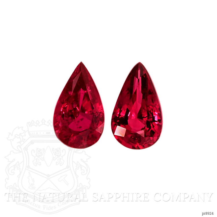 3.07 Ct.Tw. Ruby Pair from Mozambique