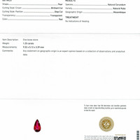 2.46 Ct.Tw.Total Carat Weight Ruby Pair from Mozambique Scan Report