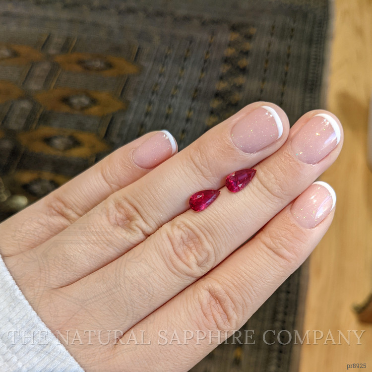 2.46 Ct.Tw. Ruby Pair from Mozambique