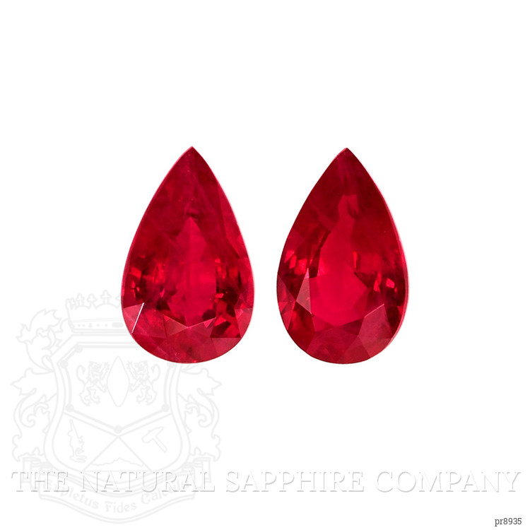 1.89 Ct.Tw. Ruby Pair from Burma (Myanmar)