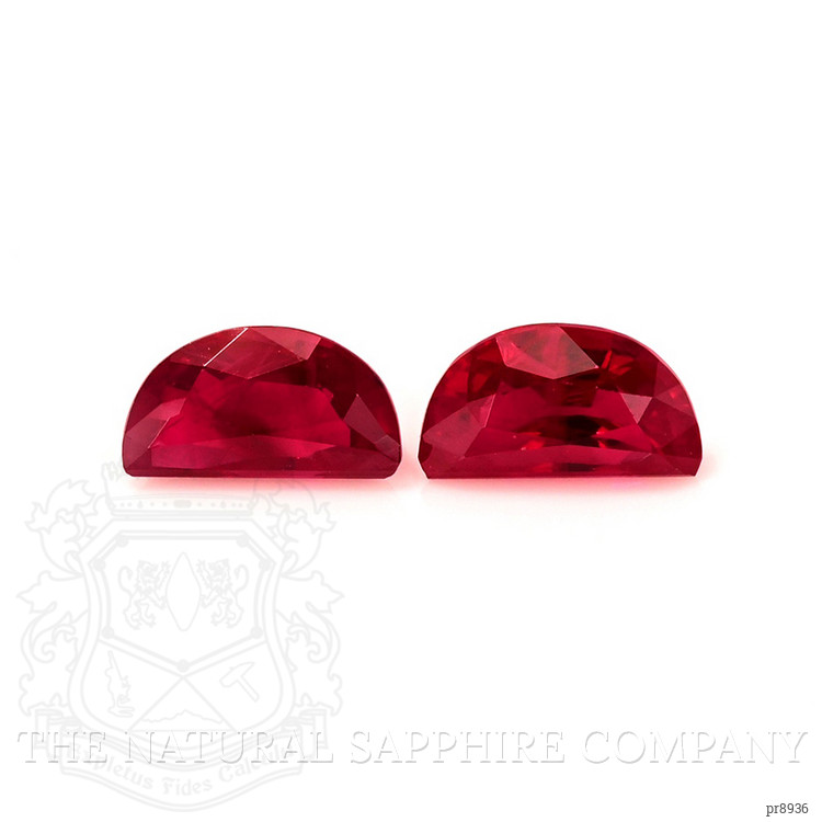 1.35 Ct.Tw. Ruby Pair from Burma (Myanmar)