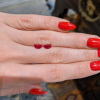 1.35&nbsp;Ct.Tw.Total Carat Weight Ruby Pair from Burma (Myanmar) Life Style