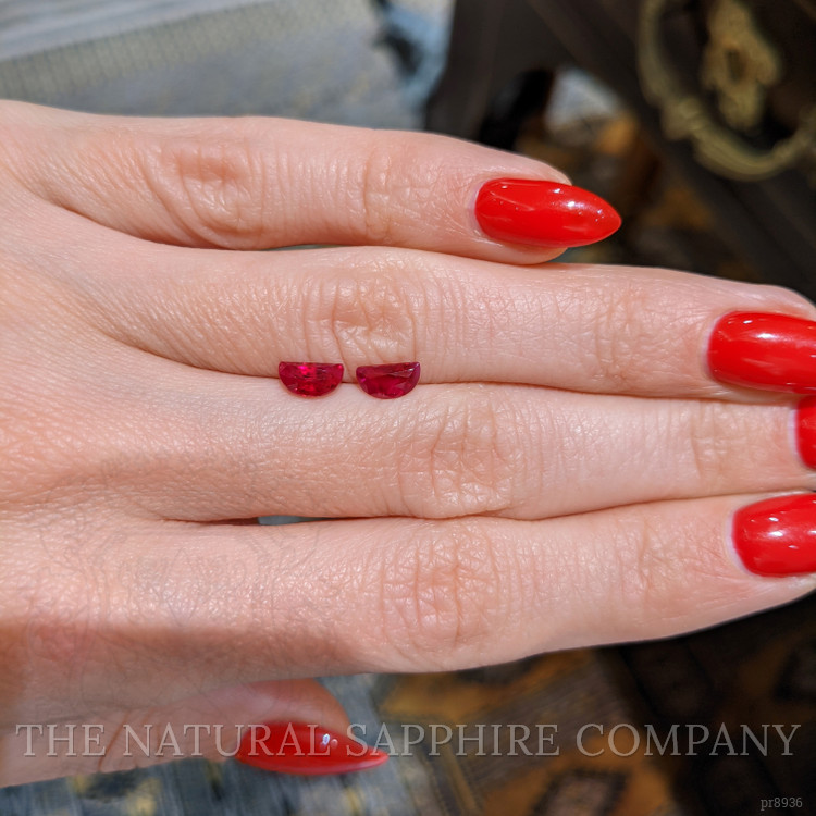 1.35 Ct.Tw. Ruby Pair from Burma (Myanmar)