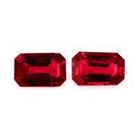 1.14 Ct.Tw.Total Carat Weight Ruby Pair from Mozambique Video