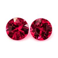 0.82&nbsp;Ct.Tw.Total Carat Weight Ruby Pair from Burma (Myanmar) Video