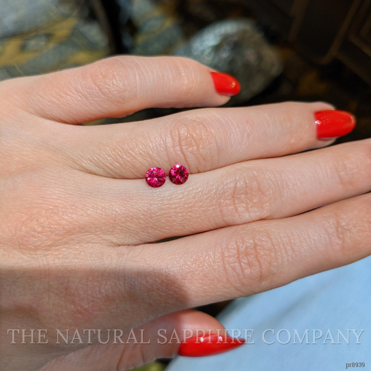 0.82 Ct.Tw. Ruby Pair from Burma (Myanmar)