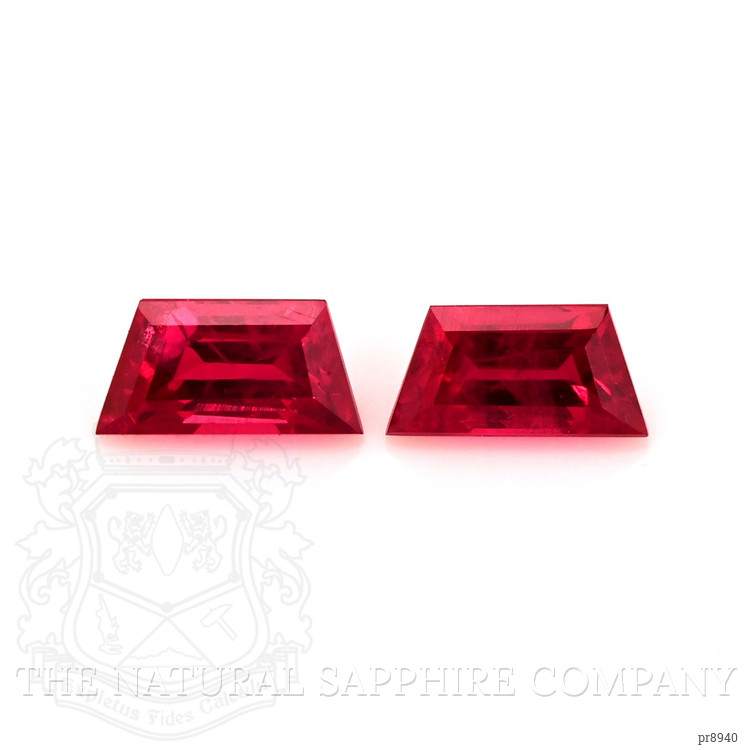 0.78 Ct.Tw. Ruby Pair from Burma (Myanmar)