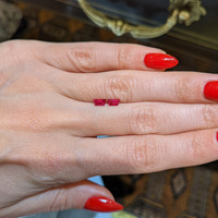 0.78&nbsp;Ct.Tw.Total Carat Weight Ruby Pair from Burma (Myanmar) Life Style