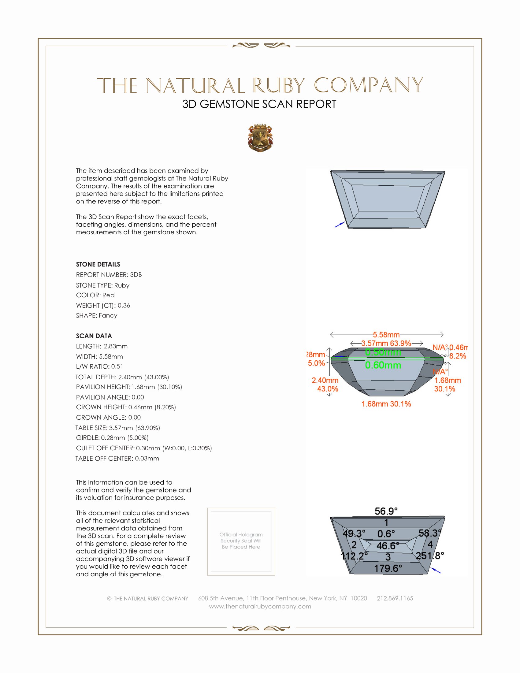 0.78 Ct.Tw. Ruby Pair from Burma (Myanmar)