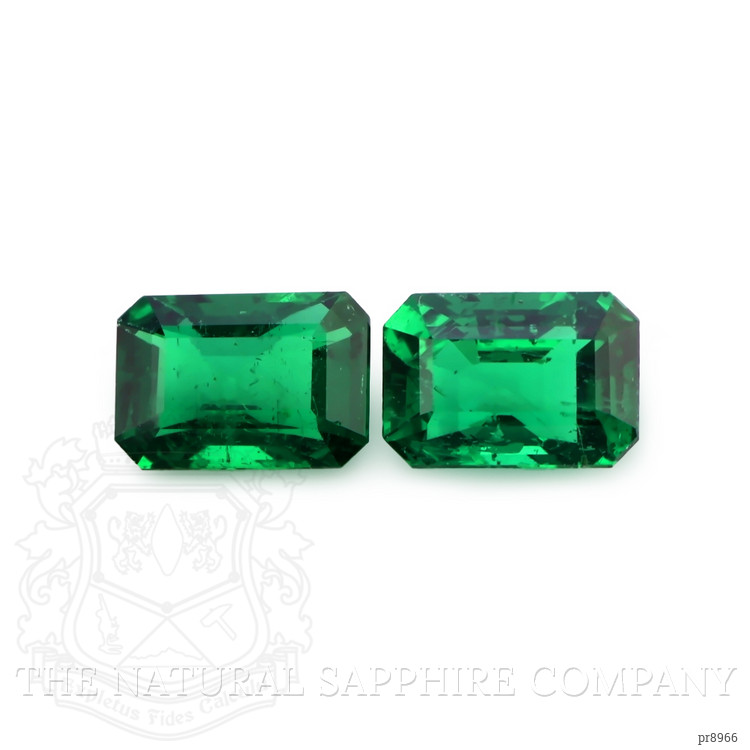 7.33 Ct.Tw. Emerald Pair from Zambia
