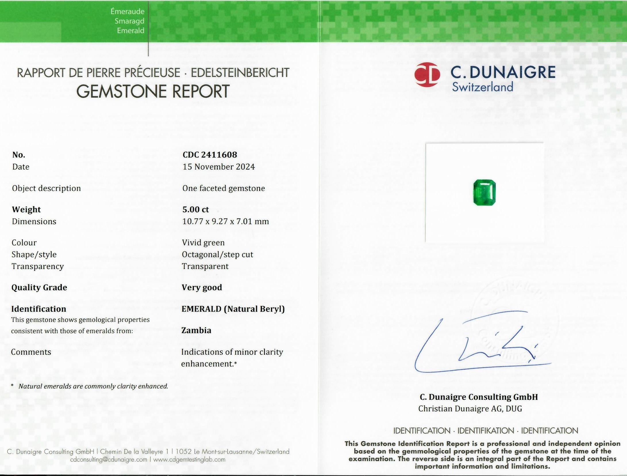10.50 Ct.Tw. Emerald Pair from Zambia
