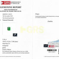 10.50 Ct.Tw.Total Carat Weight Emerald Pair from Zambia Scan Report