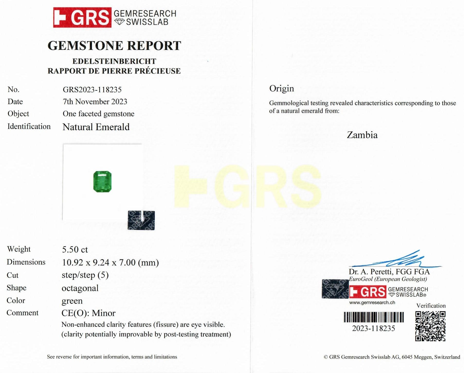 10.50 Ct.Tw. Emerald Pair from Zambia