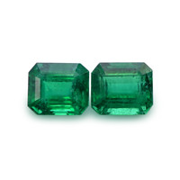 10.50 Ct.Tw.Total Carat Weight Emerald Pair from Zambia Video