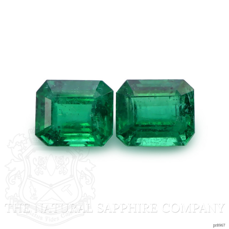 10.50 Ct.Tw. Emerald Pair from Zambia
