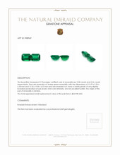 10.64 Ct.Tw.Total Carat Weight Emerald Pair from Zambia Appraisal