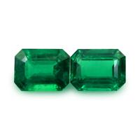 10.64 Ct.Tw.Total Carat Weight Emerald Pair from Zambia Video
