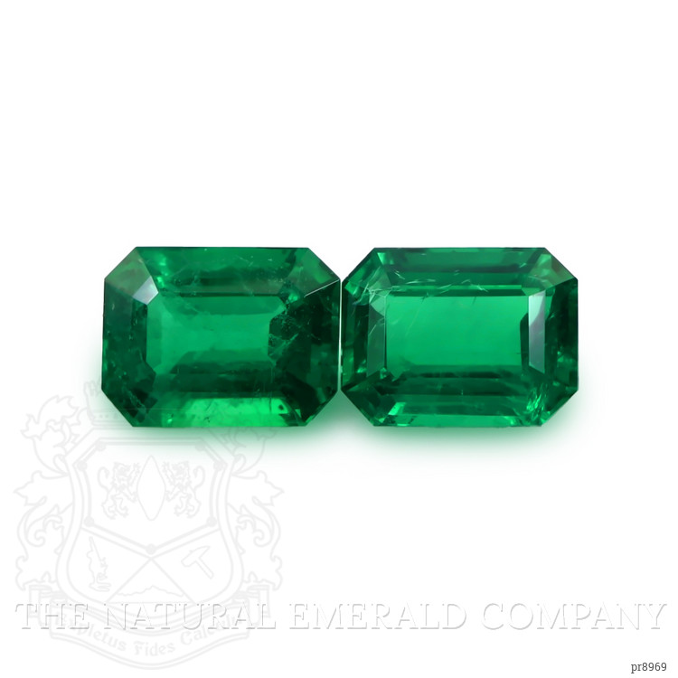 10.64 Ct.Tw. Emerald Pair from Zambia