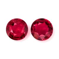 2.94 Ct.Tw.Total Carat Weight Ruby Pair from Mozambique Video
