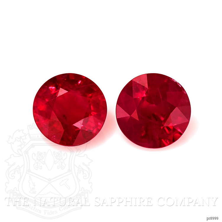 2.99 Ct.Tw. Ruby Pair from Mozambique