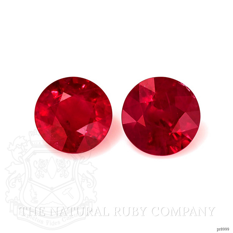 2.99 Ct.Tw. Ruby Pair from Mozambique