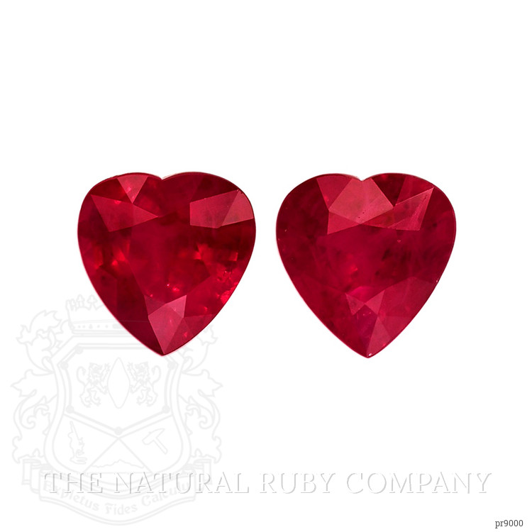 2.67 Ct.Tw. Ruby Pair from Mozambique