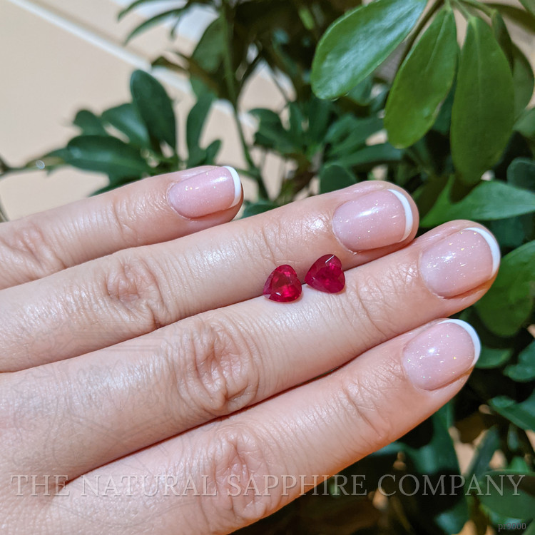 2.67 Ct.Tw. Ruby Pair from Mozambique
