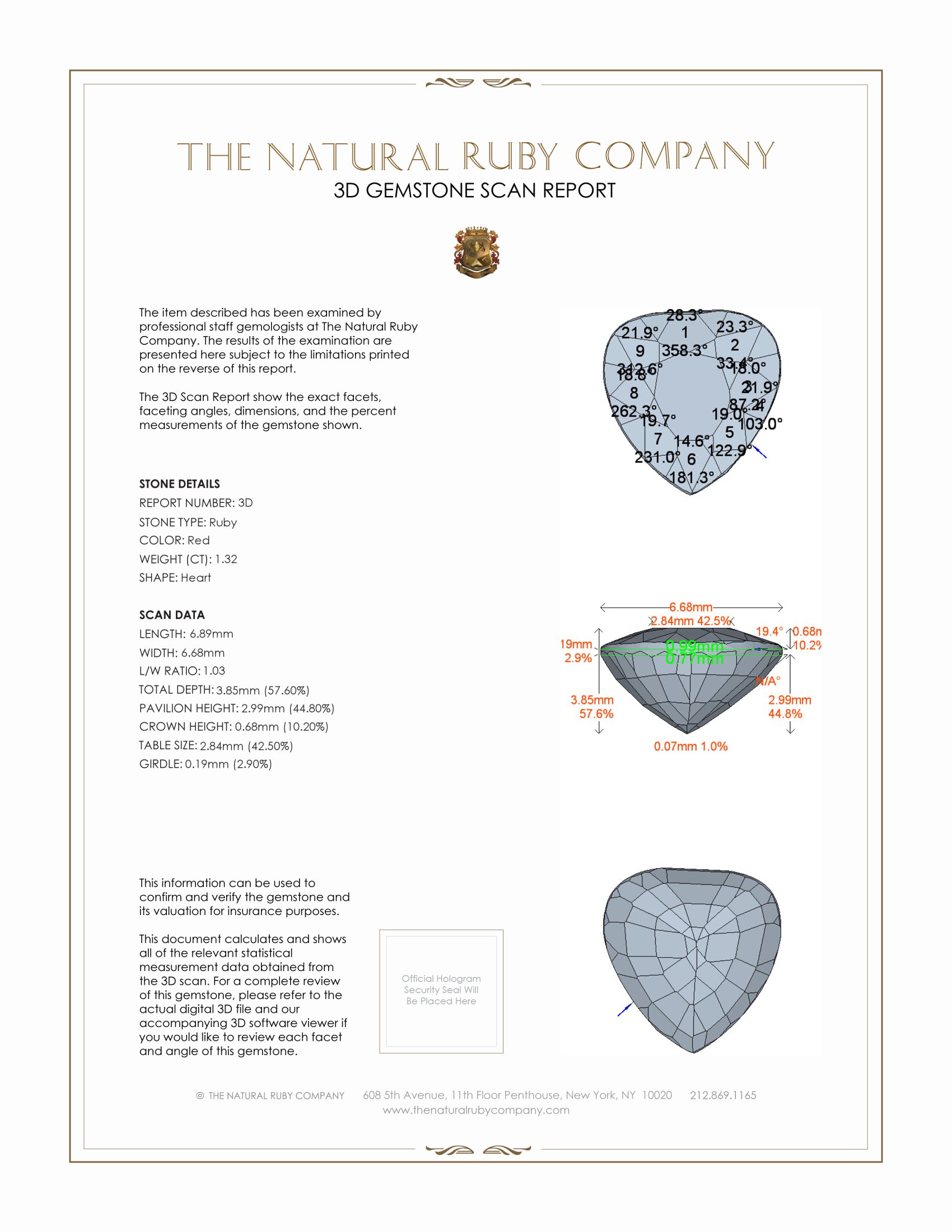 2.67 Ct.Tw. Ruby Pair from Mozambique