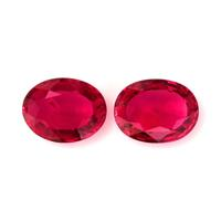 3.07 Ct.Tw.Total Carat Weight Ruby Pair from Mozambique Video