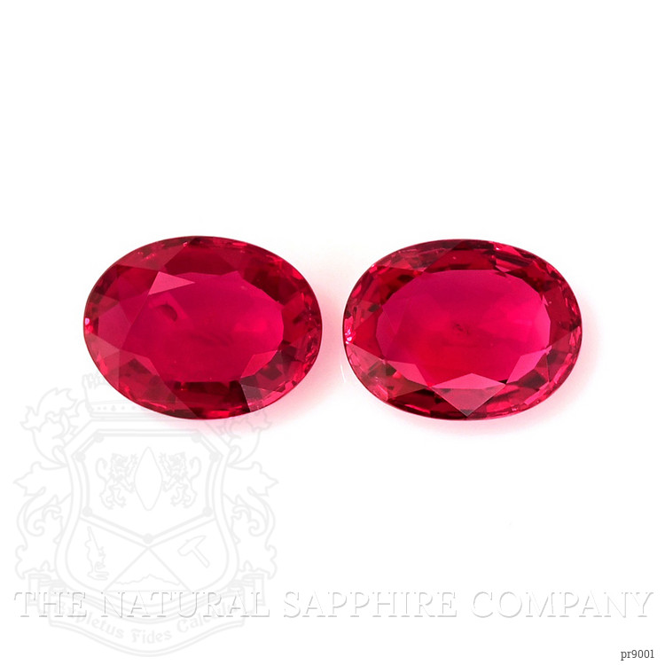 3.07 Ct.Tw. Ruby Pair from Mozambique