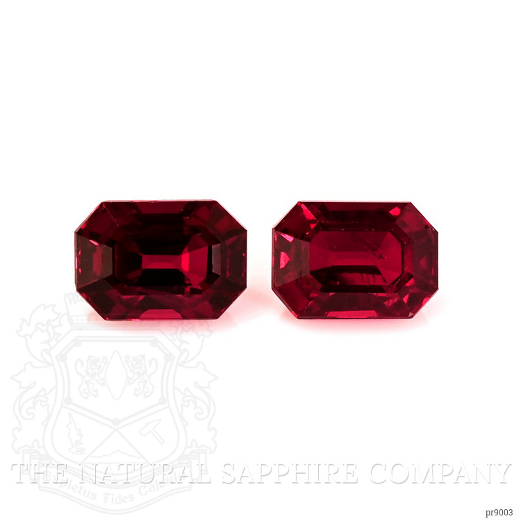 2.10 Ct.Tw. Ruby Pair from Mozambique