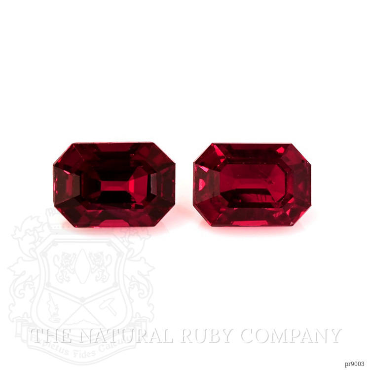2.10 Ct.Tw. Ruby Pair from Mozambique
