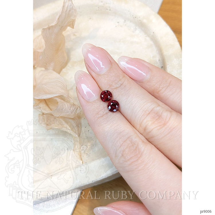 2.08 Ct.Tw. Ruby Pair from Mozambique