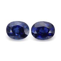 3.34&nbsp;Ct.Tw.Total Carat Weight Blue Sapphire Pair from Ceylon (Sri Lanka) Video