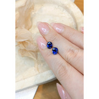 3.34&nbsp;Ct.Tw.Total Carat Weight Blue Sapphire Pair from Ceylon (Sri Lanka) Life Style