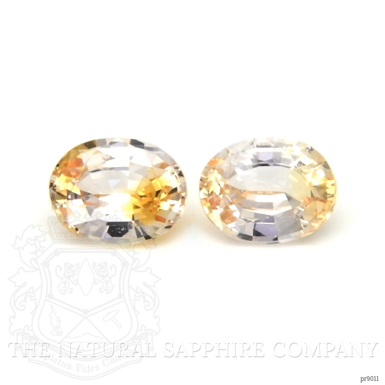 1.71 Ct.Tw. Bi Color Sapphire Pair from Ceylon (Sri Lanka)