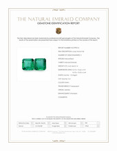 9.79 Ct.Tw.Total Carat Weight Emerald Pair from Zambia Scan Report