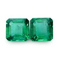 9.87 Ct.Tw.Total Carat Weight Emerald Pair from Zambia Video