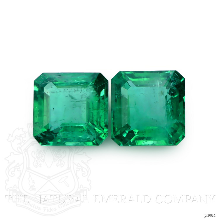 9.87 Ct.Tw. Emerald Pair from Zambia