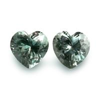 1.87&nbsp;Ct.Tw.Total Carat Weight Bluish Green Sapphire Pair from Montana Video