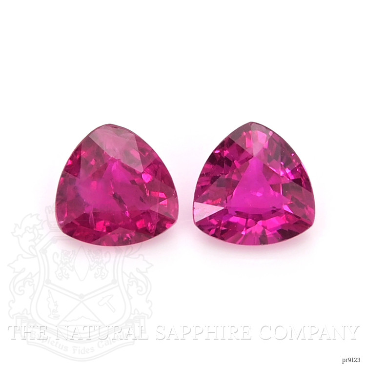 0.70 Ct.Tw. Ruby Pair from Mozambique