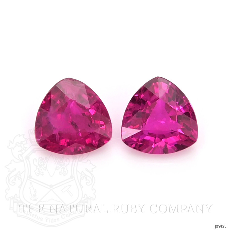 0.70 Ct.Tw. Ruby Pair from Mozambique