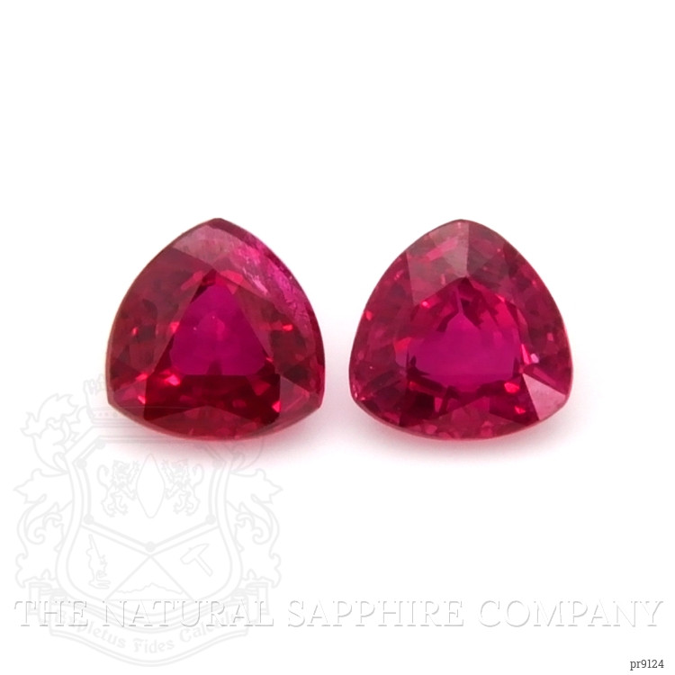 0.61 Ct.Tw. Ruby Pair from Mozambique
