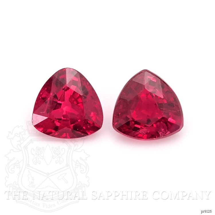 0.61 Ct.Tw. Ruby Pair from Mozambique