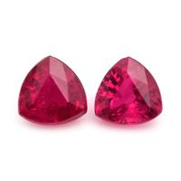 0.64 Ct.Tw.Total Carat Weight Ruby Pair from Mozambique Video