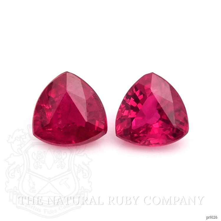 0.64 Ct.Tw. Ruby Pair from Mozambique