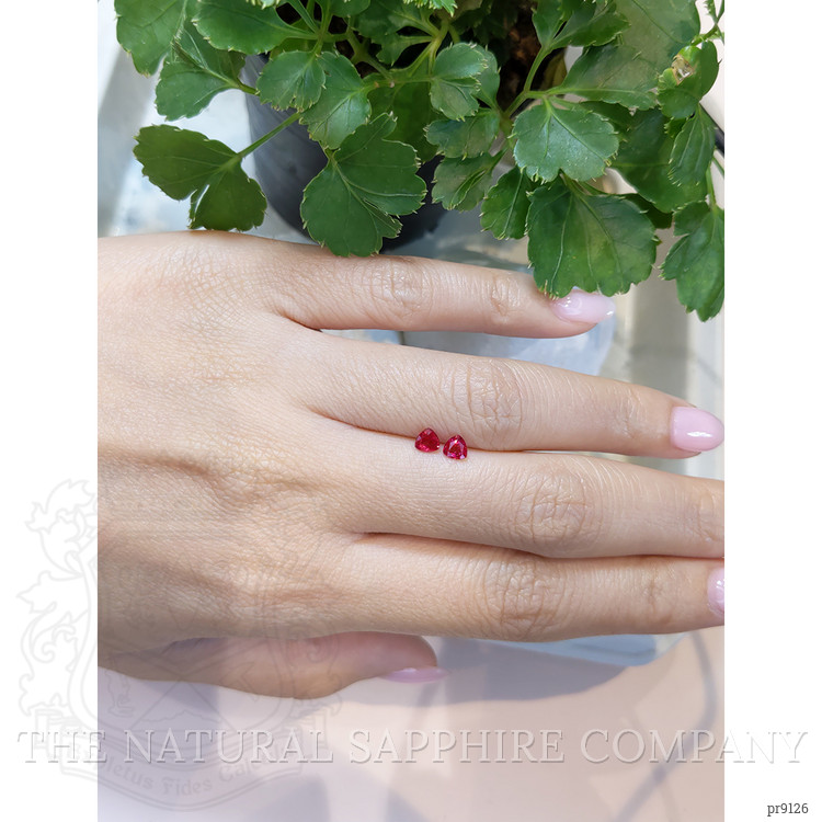 0.64 Ct.Tw. Ruby Pair from Mozambique