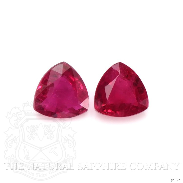 0.62 Ct.Tw. Ruby Pair from Mozambique