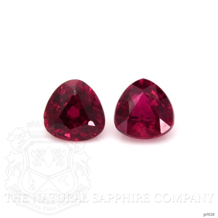 0.62 Ct.Tw. Ruby Pair from Mozambique