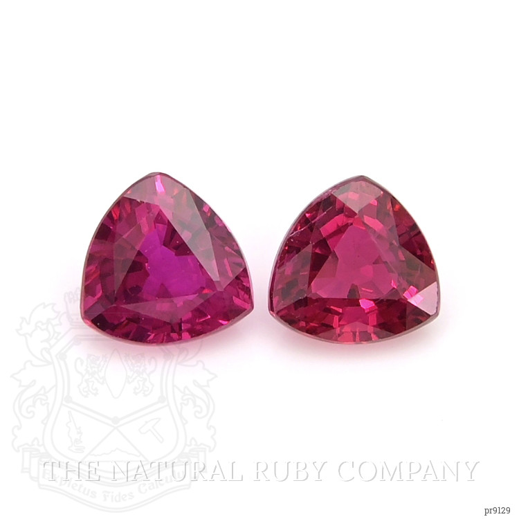 0.70 Ct.Tw. Ruby Pair from Mozambique